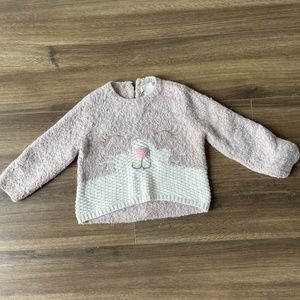 5/$20 Cute bunny sweater 18M